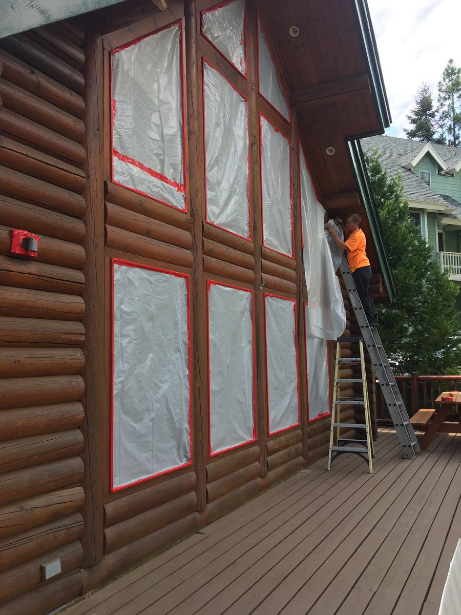 sandblastking's tweet photo. #sandblasting this #logcabin to remove high gloss sealer that was improperly applied #alliedsandblasting #sandblastking #sandblastedwood #mobilesandblast #sandblast #surfacesolutions #stripperproblems #mountains #wood #construction #California #seo #ad #OldSchool #brand #usa #hi https://t.co/WNVlWizkoY
