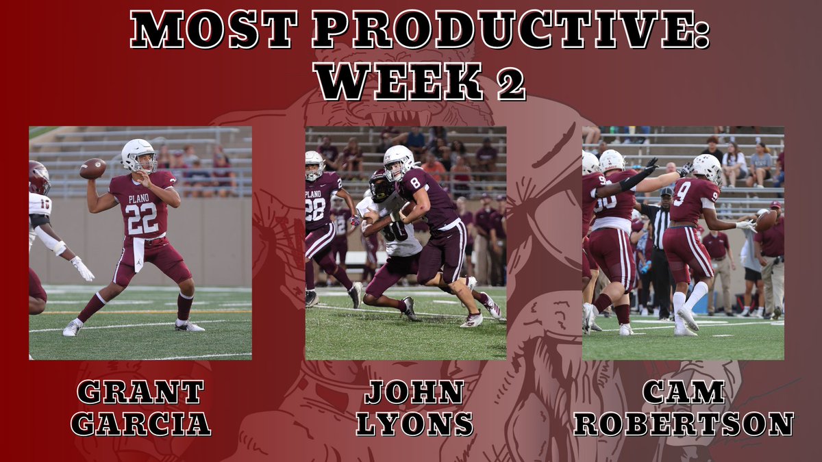 Most Productive: Week 2. Great job  Grant, John, and Cam (again!)! #LiveAsOne