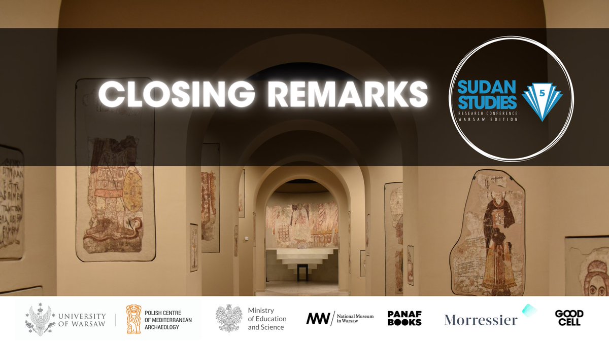 DUSESG's tweet image. Thank you all who attended &amp;amp;/or contributed to (our first hybrid + 1st international) #DUSESG Conference!

Organisers: Samantha, Sofia, Mariusz, Agata &amp;amp; Katarzyna
@SNTipper @KakemboSofia @MariuszDrzewie4 @AgataDeptula @PCMA_UW @Muzeum_Narodowe @PANAF_Books @Morressier @GoodCell_