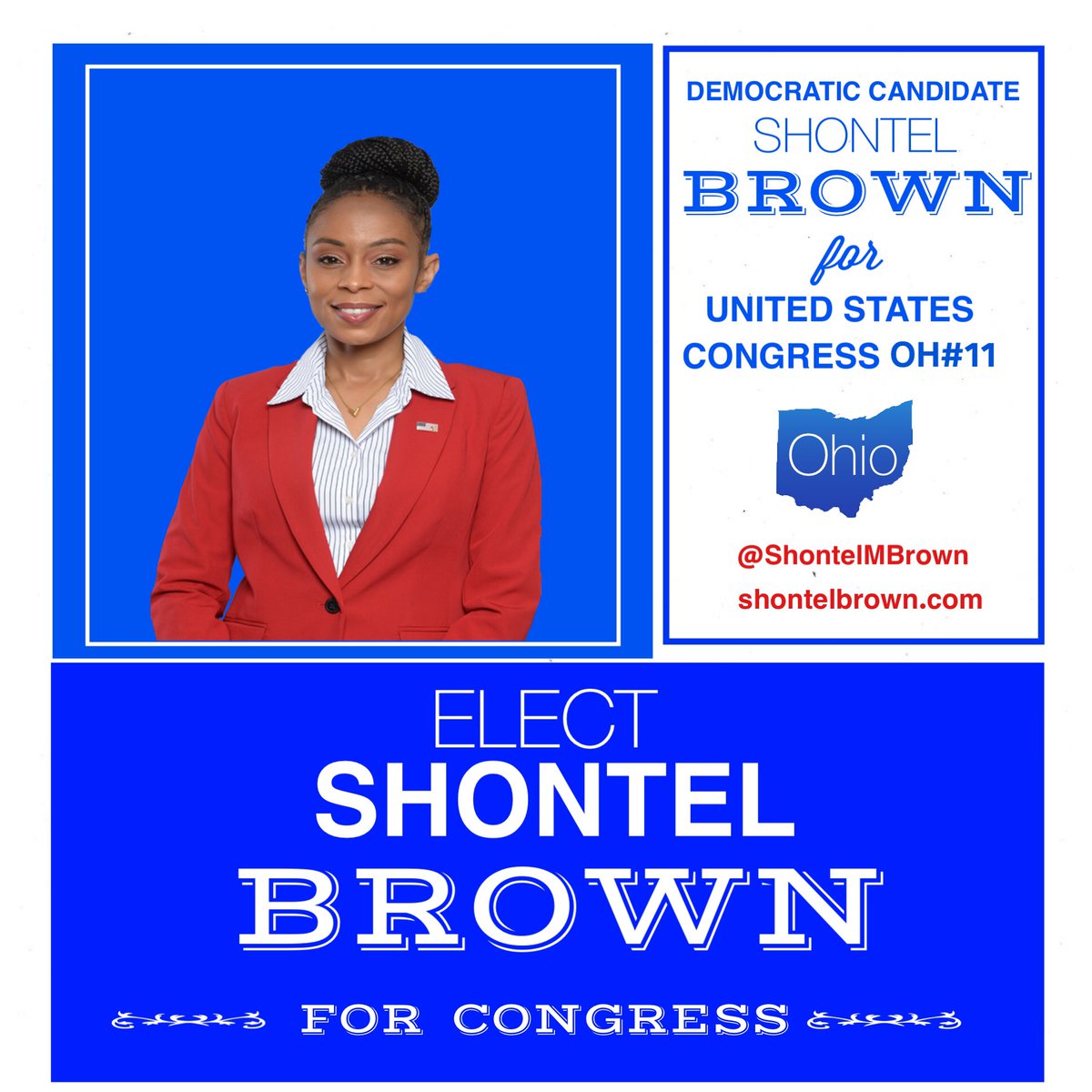 Midwest_Voter's tweet image. Shontel Brown stands with everyday people for affordable, quality health care, jobs that pay fair wages, a  strong public education system and equity and justice for all

Elect Brown to U S Congress OH#11

@ShontelMBrown    shontelbrown.com

#DemVoice1  #ONEV1  #BLUEDOT