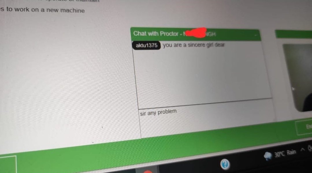 KingofMaurya1C's tweet image. @AKTU_Lucknow के परीक्षा में प्राक्टर द्वारा छात्रा पर कामेंट/मैसेज करने का एक और केस सामने आया, #AKTU1375 कोड दिख रहा है। @Vineetkansal2 @vpathakin  इसपर भी जांच कर उचित कार्रवाई करने की कृपा करें। अभी मामला खत्म हुआ नहीं कि नया आ गया। पुराने मामले में प्राक्टर आजमगढ़ जिले का है