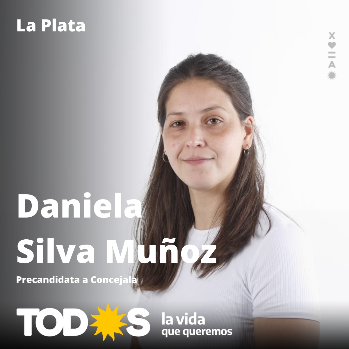 A 7 DÍAS DE LAS PASO: DANIELA SILVA MUÑOZ PRECANDIDATA A CONCEJALA. Este 12  de septiembre, con la Lista 2 del @FrenteDeTodos, tenemos la posibilidad de  empezar a construir #LaCiudadQueSoñamos. ¡Nosotrxs podemos