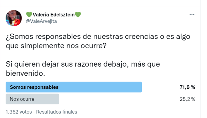 ClaudioJavierCM's tweet photo. Los seres humanos somos masivamente irracionales y nuestras convicciones religiosas y políticas dependen puramente del azar. ¿O NO?
 
Hoy en #ArgumentosEnUnaBaldosa con @valearvejita: la paradoja de la convicción y por qué está bueno no haber tenido padres nazis. https://t.co/GJ7XpZLBnw