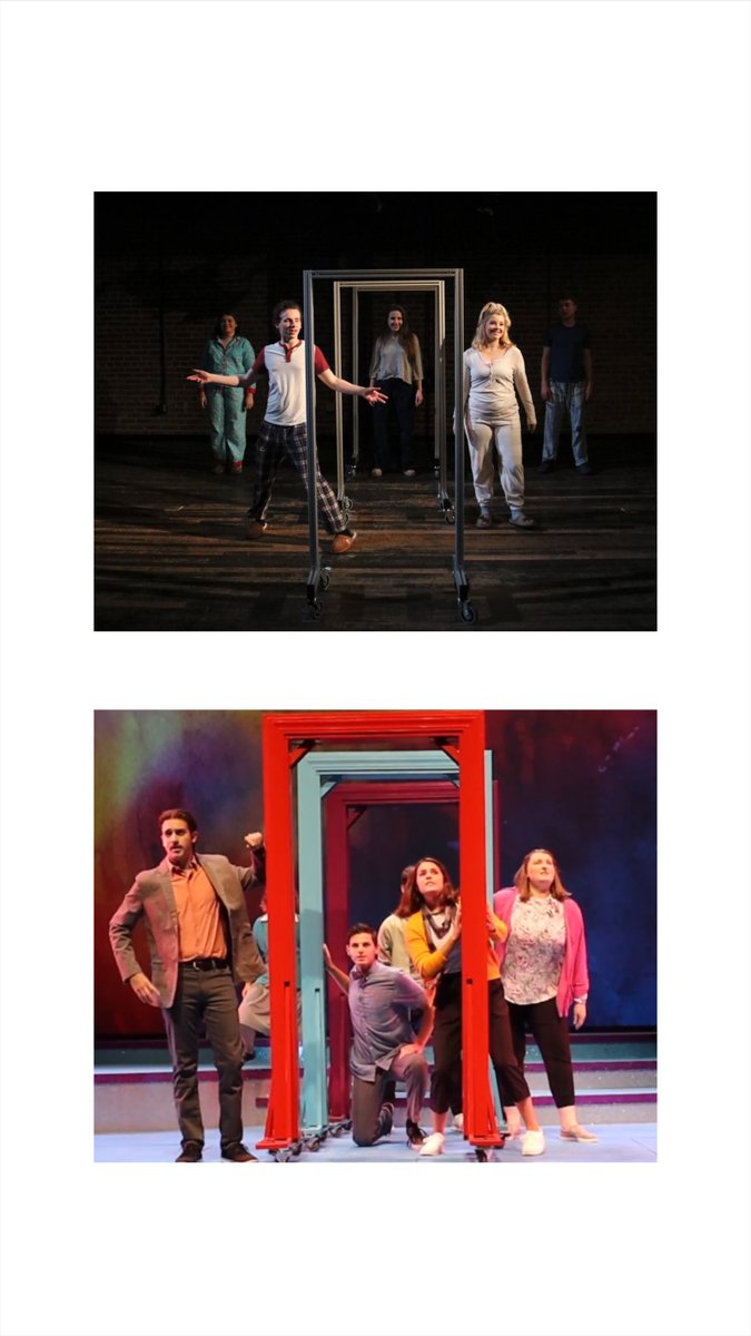 LAURENMACOBA's tweet photo. the top pictures are from Lovedly, my show, that went up at IU in January 2019 and the bottom pictures are from Closer Than Ever—a song cycle put on by the professors at IU in 2021 that never had time to meet with me. I’m like…that’s weird……that’s suspicious https://t.co/IUJcVJH9xL