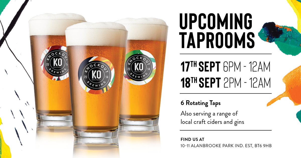 Next Taproom Dates, September 17th and 18th please like and share!

 Who wants to come and try some great new beers?
fb.me/e/1aX5DVTPX