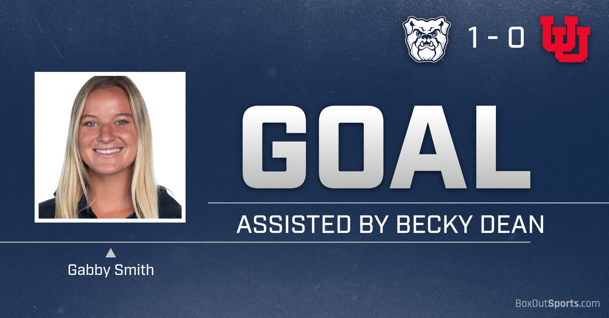 Goal scored by Gabby Smith to put the Dawgs on the board first! 9 minutes left to play in the first half.

#GoDawgs #ButlerWay