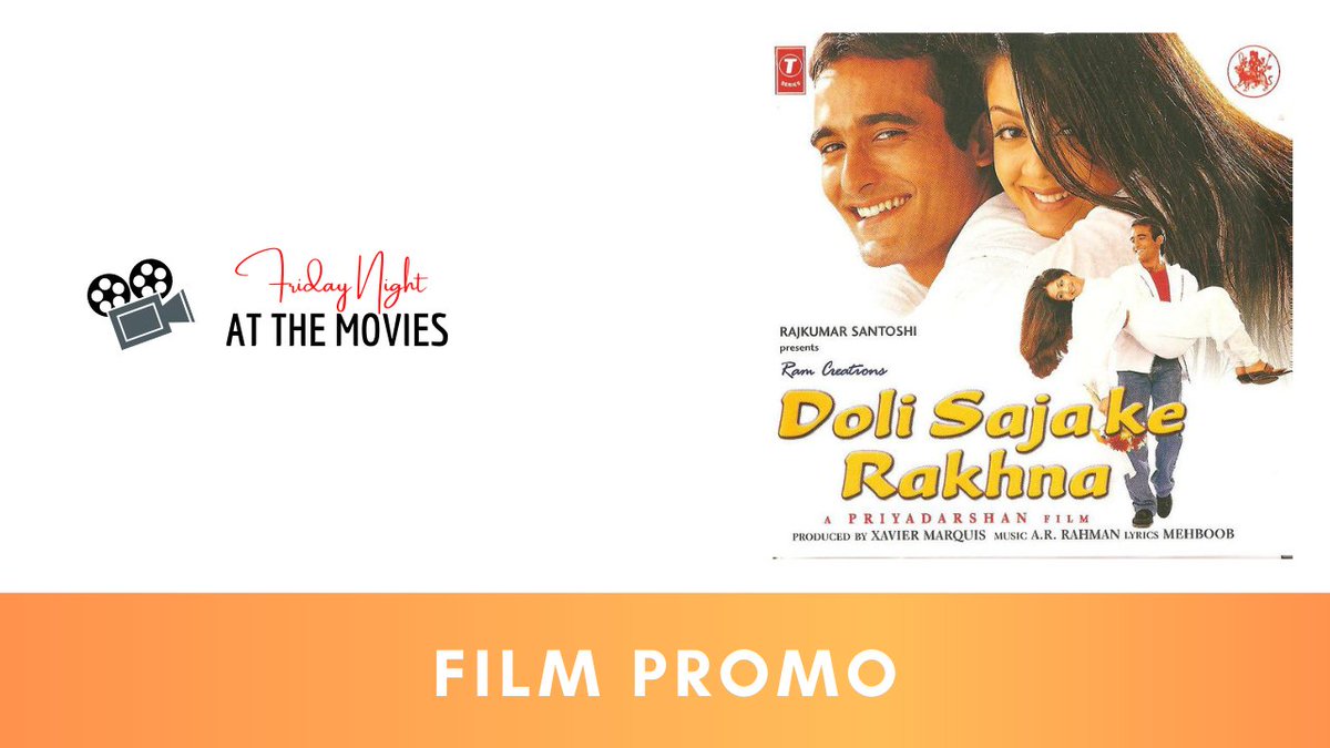 South superstar @JyothikaSuriya made her Hindi debut opposite #AkshayeKhanna in director @priyadarshandir 's #DoliSajaKeRakhna (1998) - check out the promo for the movie below!

buff.ly/3BPlRkd

#jyothika #priyadarshan #bollywood #remake #arrahman