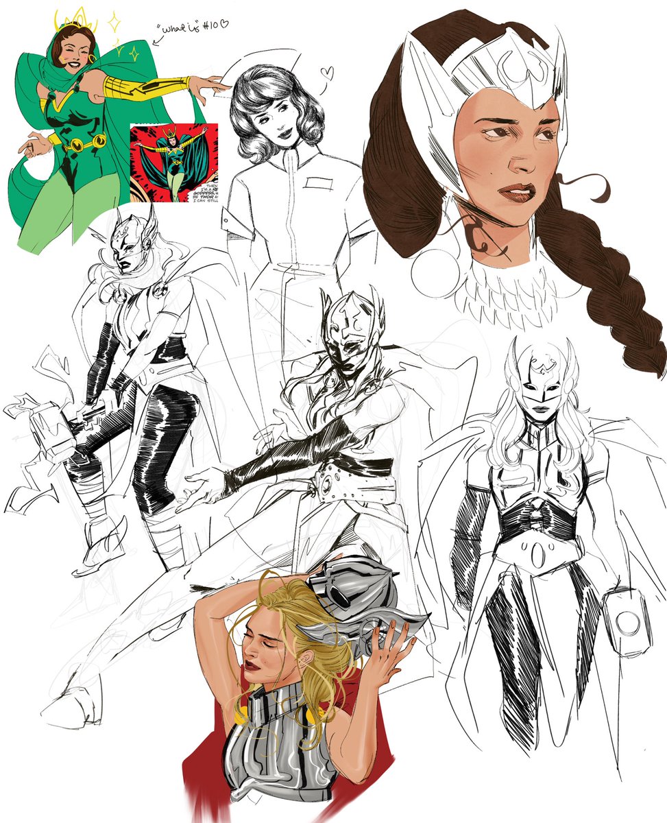 RT @narutosdurag: Breaking: Jane Foster is a very fun character to draw (sketchdump) #thor https://t.co/MsZCmhbiHC