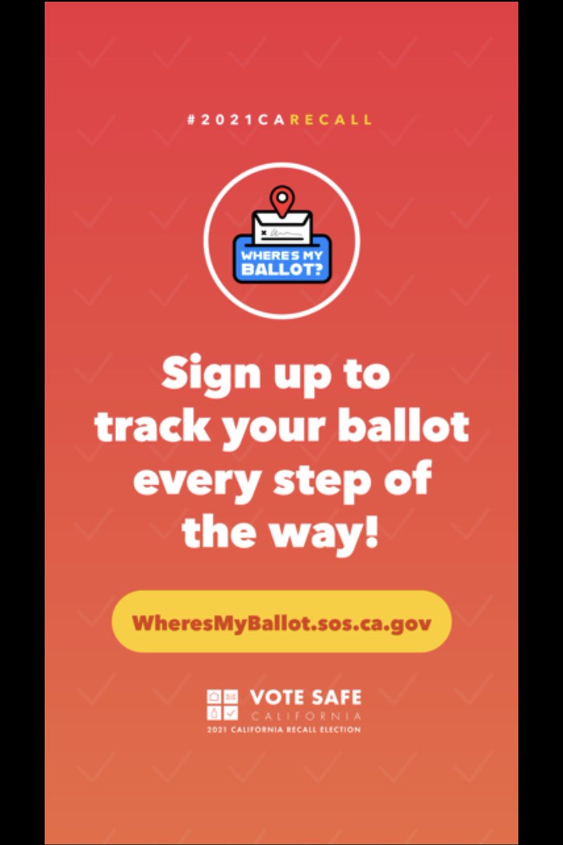 naacppasadena11's tweet photo. California NAACP the countdown to return your #2021CARecall ballots is on! 
Sign up to track your ballot after you've dropped at a secure, official dropbox to find a drop off location in your community visit https://t.co/JixTtX9s89 to track your ballot visit https://t.co/qsTIwc9S8N