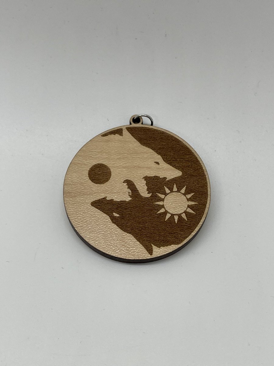 Check out this new Fenrir pendant I created. Would you like to see a large wall art version to go with Sleipnir and Odin Shield?  Let me know in the comments.
Also don’t miss out on my labor day sale happening through Monday! #fenrir #fenris #norse #mythology #ragnarok #pendant