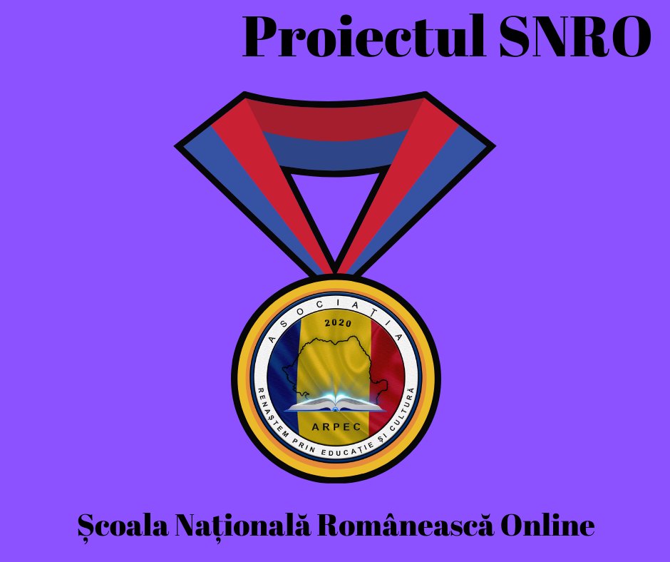 Proiect_SNRO's tweet image. SNRO , un proiect ARPEC România... în curând...