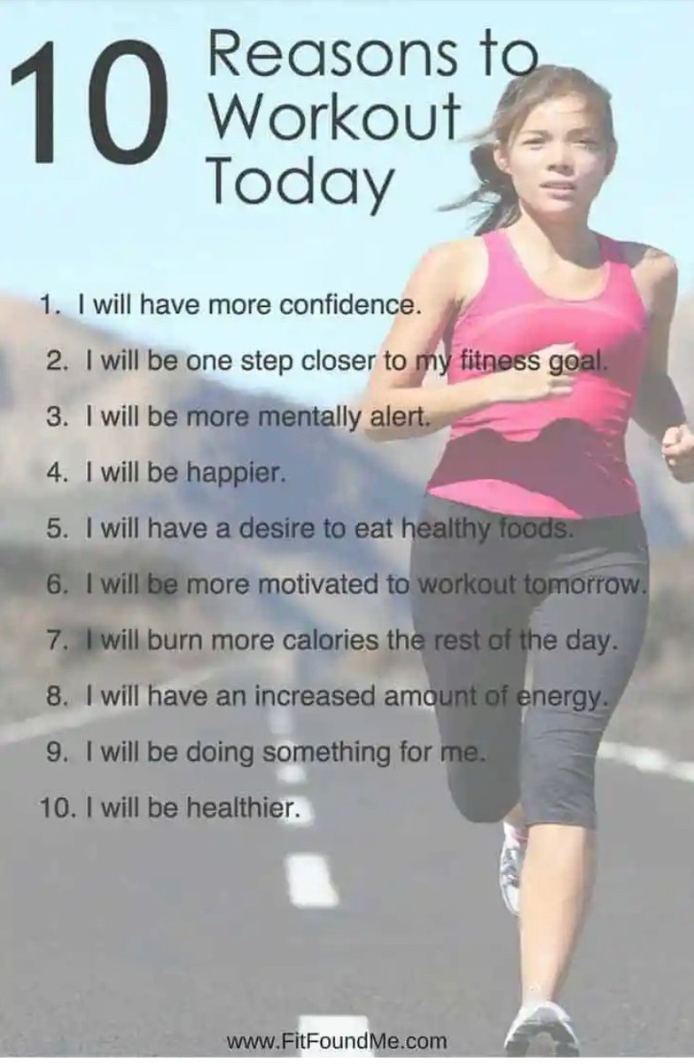 WergoPT's tweet photo. There’s no doubt that exercise is hard work! It takes time, you sweat, and sometimes, you are left with an aching body. So, why in the world would working out be good for your body and mind?  Check out these ten reasons! https://t.co/ciWhQTwn4e