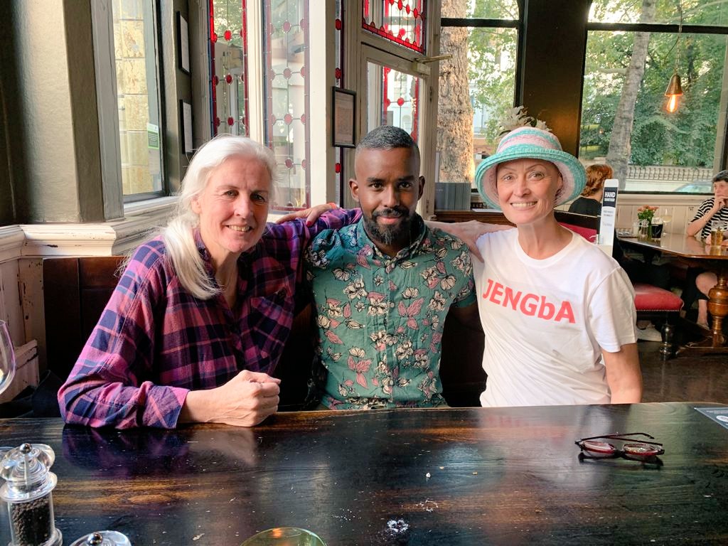 OneSixTwoThree1's tweet image. What an experience to meet these two beautiful souls Jan &amp;amp; Gloria today. I'm inspired and look forward to working with @JENGbA and helping people who need our help. Let's do it again soon. I'll always get behind anyone with a righteous cause. You have my support ❤