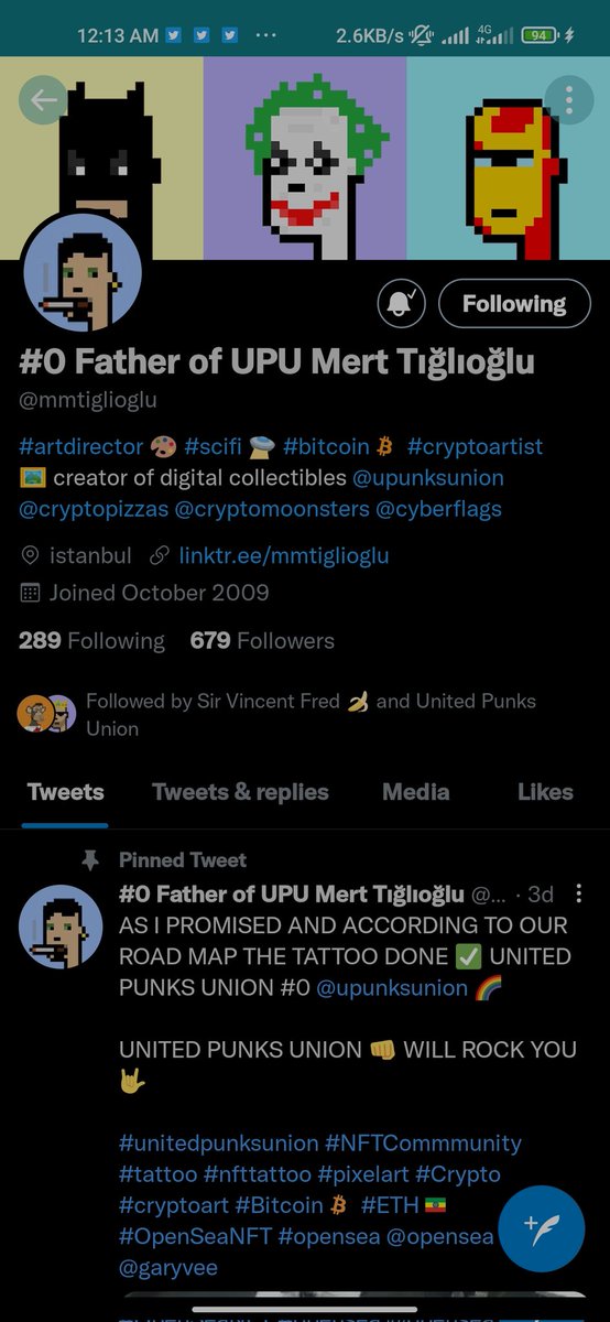 lucky_aisha3's tweet photo. @upunksunion @mmtiglioglu @opensea @HuqueRozina
@NIPUSULTAN10
@ariffur07
Because I see this project as huge profit maker and we are in crypto to make profits,United punks union brings unity and brings people together in this new nft/crypto world we live in right now really want to be apart of this movement https://t.co/cV4krbdsE1