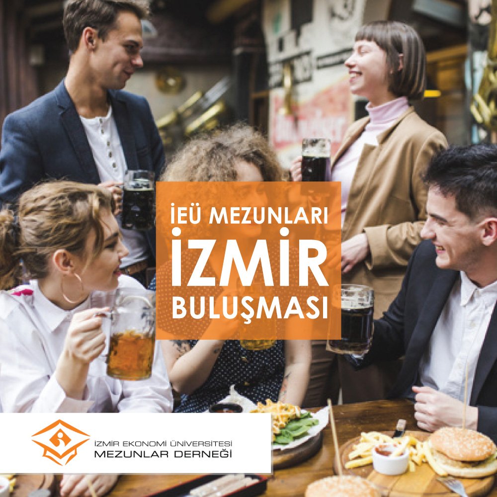 ieumezunder's tweet photo. İEÜ Mezunlar İzmir Buluşması için takviminizi şimdiden ayarlayın.

Tarih: 18 Eylül Cumartesi Saat 19:30 - 22:30 
Yer: Çifte Kumrular, İnciraltı, İzmir
Konsept: Atıştırmalık, Bira, Patates, Müzik, Açık Hava

Etkinlik için lütfen kayıt yaptırınız.
https://t.co/bdkG94PLMu https://t.co/eGkKMvV4kK