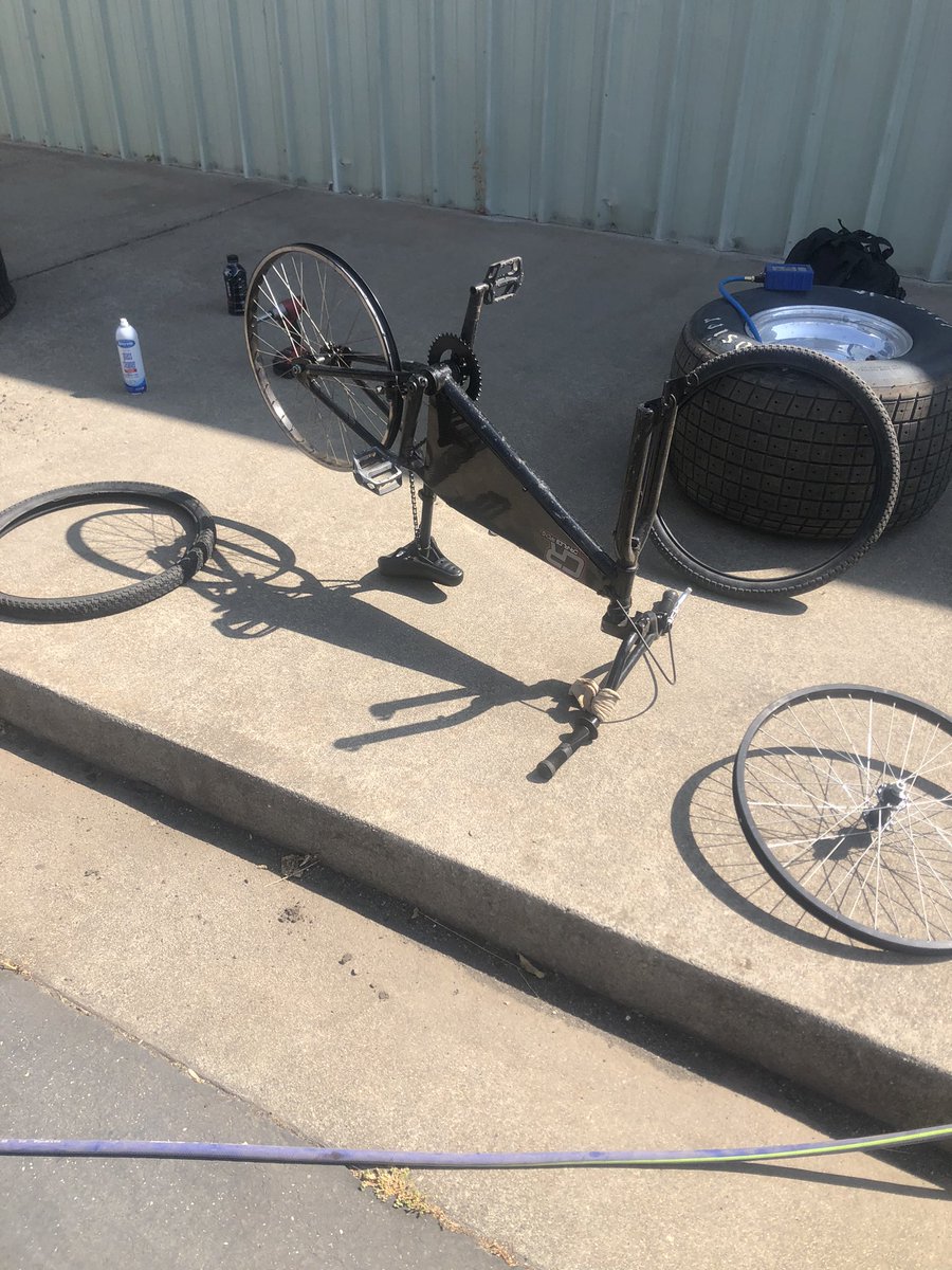 trevor_canales's tweet photo. Rough first night #chasinlouie but the guys are workin hard to get it fixed up so we can give it another go. https://t.co/LKKFmprLVA
