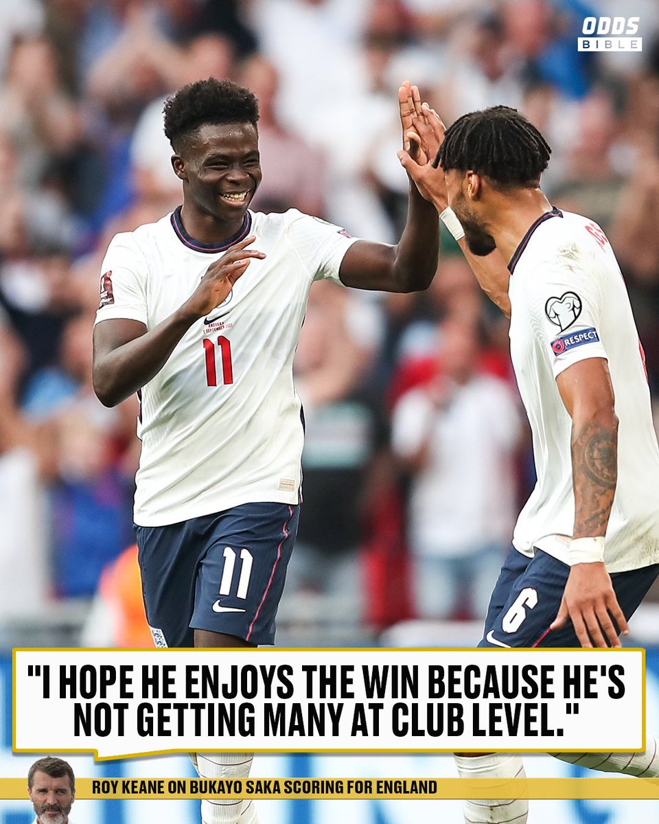 ODDSbible's tweet image. Roy Keane can't even give Arsenal a break during the internationals 😂