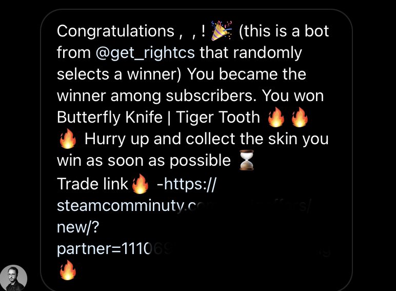 Scrat_CSGO's tweet image. ⁦@GeT_RiGhT⁩ I guess someone is using your name to scam people