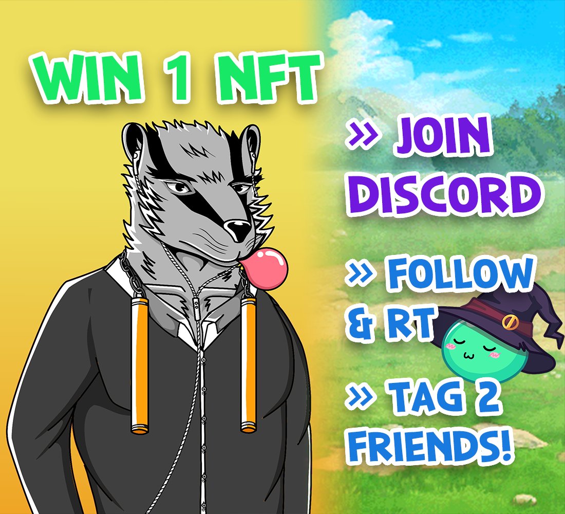 SolSlimesNFT's tweet photo. ๐ข@BoldBadgers NFT-Giveaway๐
We will draw ONE lucky winner out of all valid entries and send Badger #6047 to their #Solana wallet!
๐Requirements:
ยป like, retweet & follow
ยป tag at least 2 friends!
ยป join DISCORD: https://t.co/jEmdg0dN4v
END: SEPT 12/8pm UTC
#nft #SolanaNFT https://t.co/J4HczC9g4i