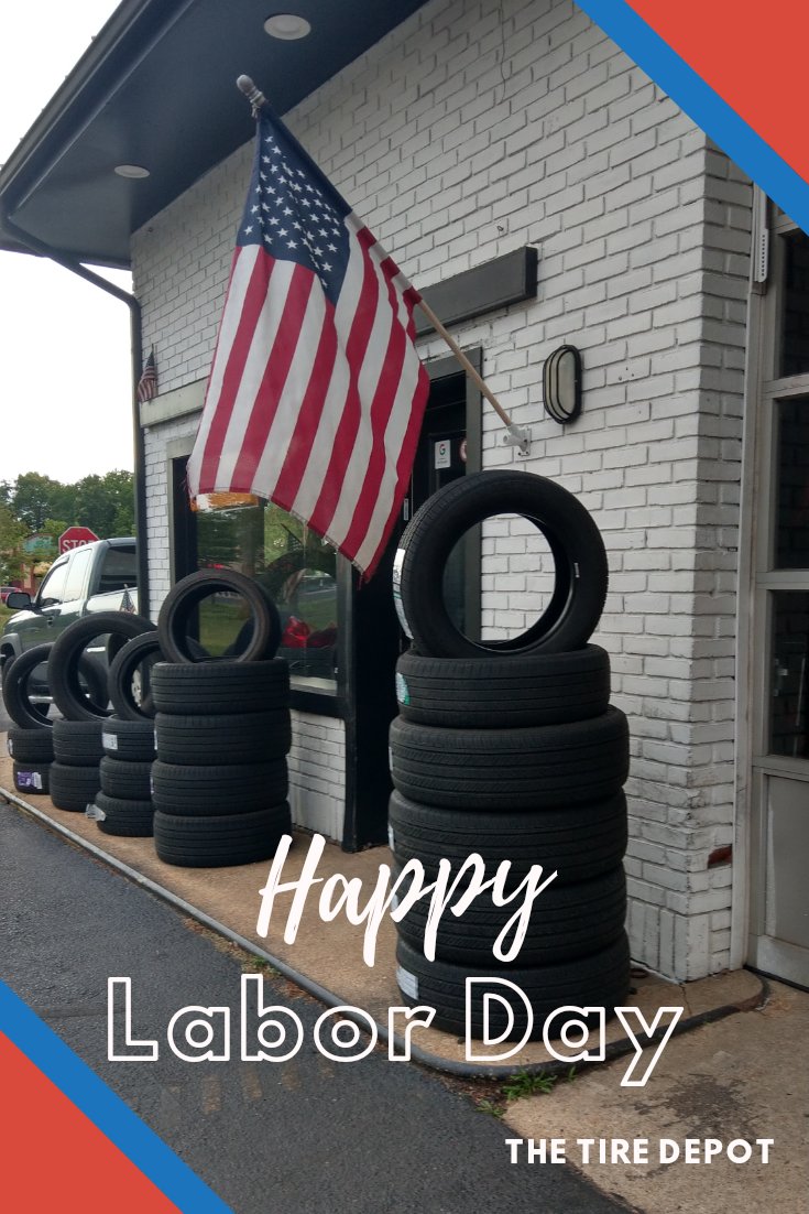 TireDepotCenter's tweet photo. Wishing Everyone a Happy and safe Labor Day weekend 💙🤍❤🇺🇸
#shopwhereyoulive #LaborDayWeekend #LaborDay https://t.co/eB3cK3QqXd