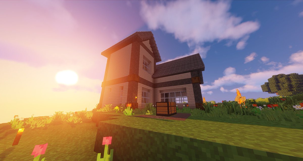 SeasonalLibrary's tweet photo. i have finished my house on the @RevivedSMP :D https://t.co/KzXhZ4TVYr