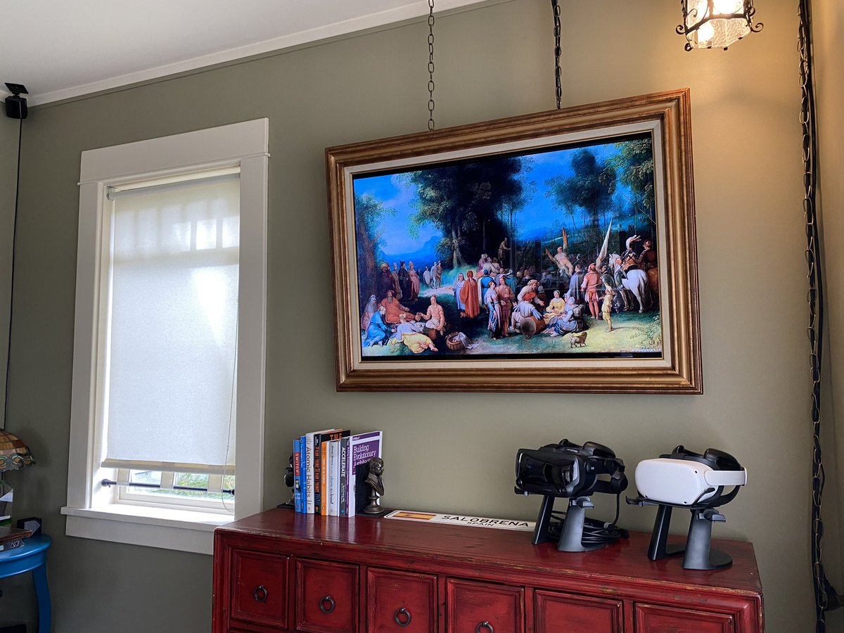Hello_Program's tweet image. Feeling good about how my arty VR monitor project turned out. #keepingVRclassy