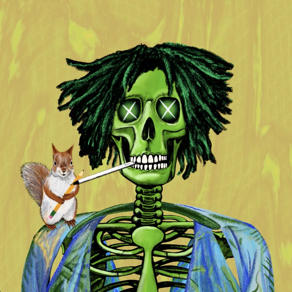 threedefi's tweet image. OH man my @bohobonesnft is lit as fuck! Plus I now have a pet squirrel! 

OH man, my Community #nftcollector