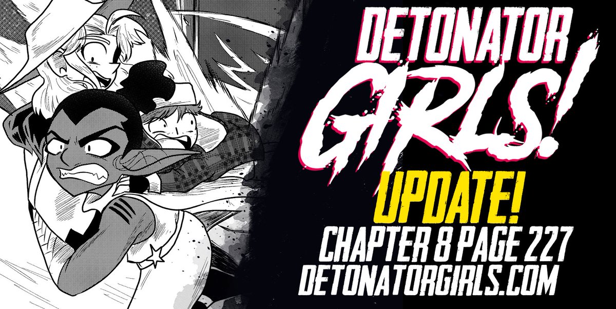 DetonatorGirls's tweet photo. ///DETONATOR GIRLS UPDATE///
It's chapter 8, time to meet the Red Everts. Clara Noelle Si and Mere all come face to face with their foes in this months update!

 Update: https://t.co/06e02F7fkt

START HERE: https://t.co/vIVkXYPgrf https://t.co/8olTkHJ0sv