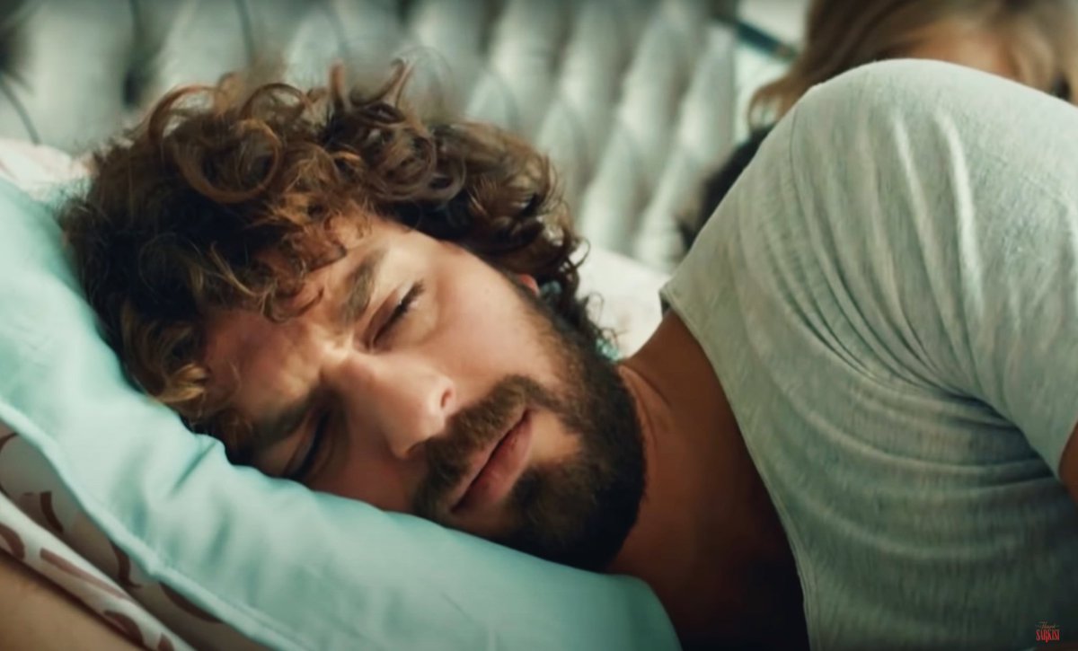 Here’s an annoyed, sleepy Birkan Sokullu for very very good luck ✨