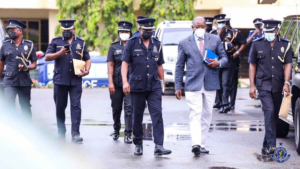 PHOTOS: The Acting Inspector General of Police, Dr. George Akuffo Dampare a...