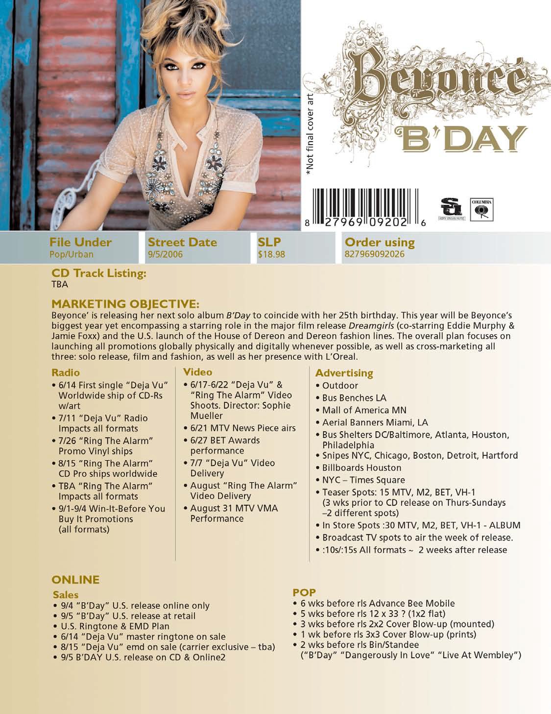 Beyonce Live At Wembley Cd