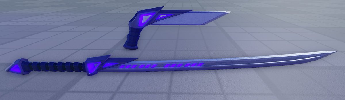 ph_aseRBX's tweet photo. speedran a sword and gun set for a character, made in ~45 mins https://t.co/txH6kJRxTO