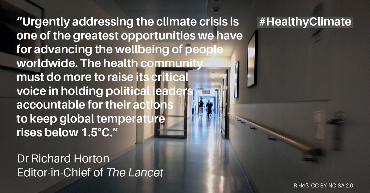 NEW—Today, @TheLancet joins over 200 leading health journals worldwide in demanding emergency action to keep average global temperature increases below 1.5°C, halt the destruction of nature, and protect health. #HealthyClimate @richardhorton1 hubs.ly/H0WFlKN0