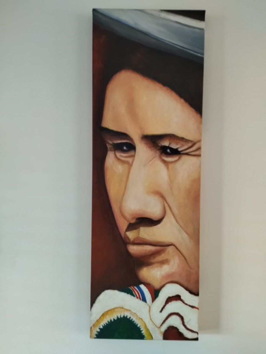 KatinaPavletich's tweet photo. Las mujeres indígenas han sido invisiblizadas e excluidas históricamente en el Estado de Chile y en el mundo. Por eso, hoy y todos los días conmemoramos nuestra lucha.🔥
La foto es de un cuadro mío de una mujer Aymara, pintado por mi Tia Jasna Pavletich.

Jallalla! ❤️🧡💛💚💙💜🖤 https://t.co/fMIl1NHpvA