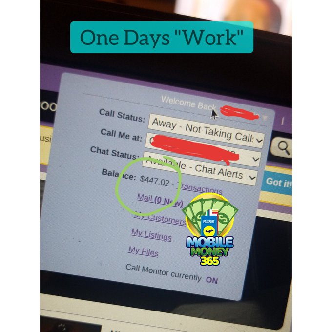 $447.02 in one day as a Trained #phonesexoperator  Proud mama! ---> https://t.co/lTQ9Vtr2RC  Has all<a href="/tag/phonesexoperator"class="tags">#phonesexoperator</a>