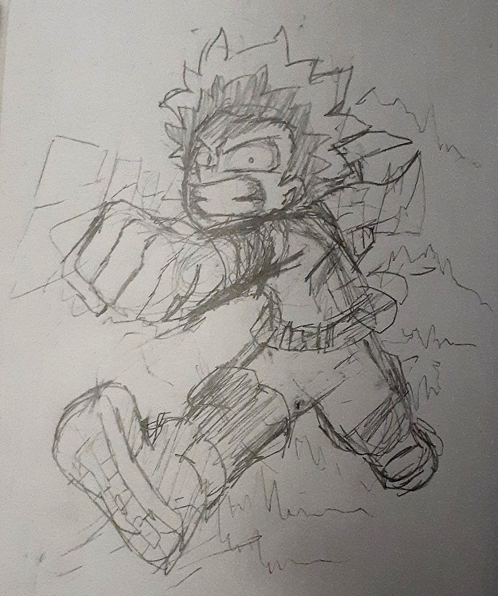 found some old mha sketches from like 2019 and wow 