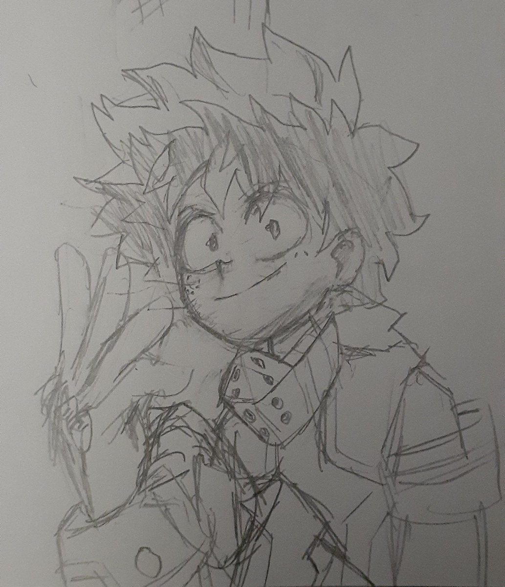 found some old mha sketches from like 2019 and wow 