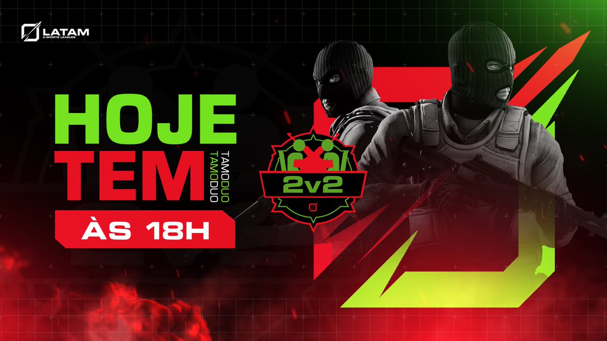 Pra fechar o domingo, bora de 2v2?

Já sabe aonde, aqui na LATAM 

Segue o link &gt; bit.ly/2v2_domingão