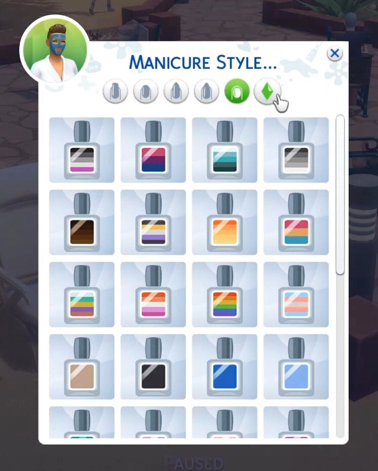 i’m most excited about these manicure styles😍🌈 
#TheSims4SpaDay #TheSims4