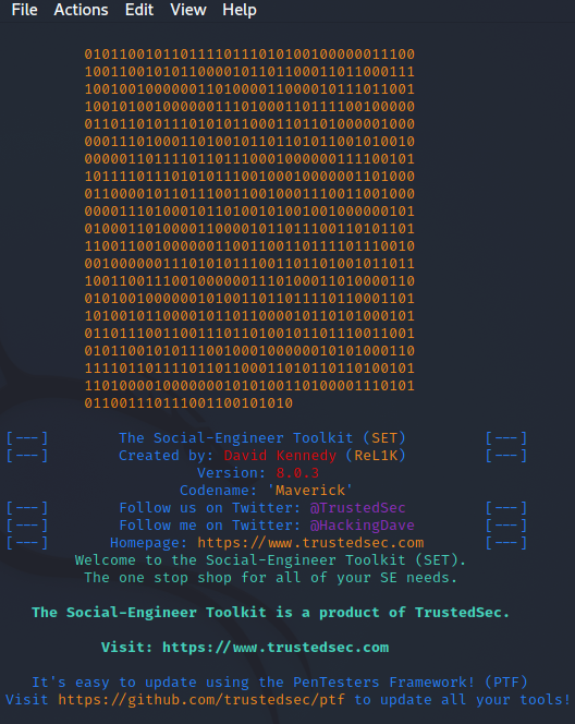 OsintVivek's tweet photo. Has anyone besides me noticed it yet? Or am I just stupid? This is hilarious :D
#OSINT #SET #TrustedSec #SocialEngineerToolkit https://t.co/6BzQFjFqBj
