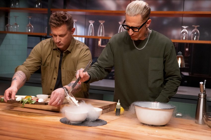 The intensity level DOUBLES as @BryanVoltaggio and @MVoltaggio challenge their teams to create a fine dining dish and its casual counterpart on #BattleOfTheBrothers, next up at 10|9c!