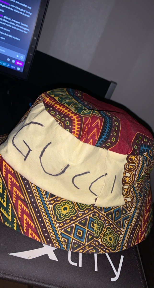 Köpte en GUCCI fiskehatt nere i afrika och alla haters säger att den är fake???