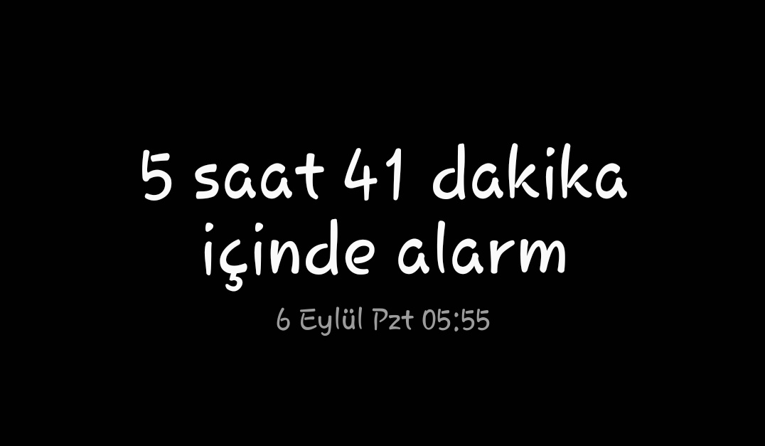 Hiç uyumim daha iyi amk