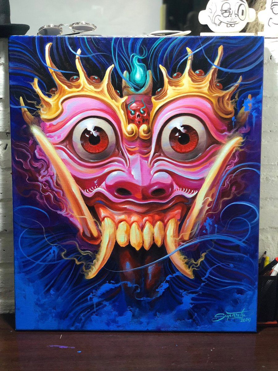 Acrylic on canvas👹