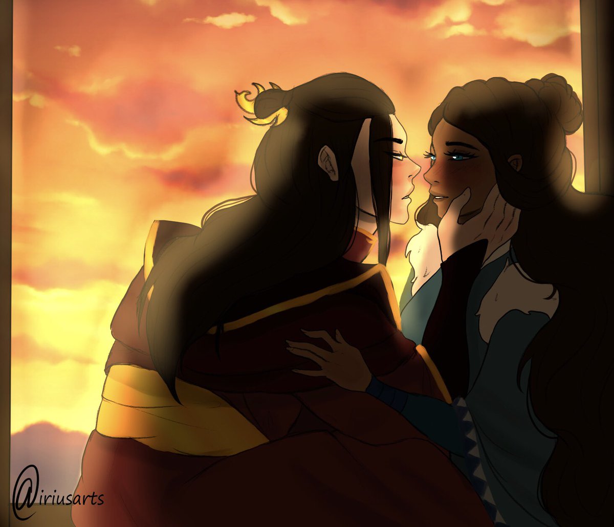 ‘The best part of any first-kiss is the lead-up to it, the moment right before the lips touch’ 

A piece commissioned by @ monsterleadmehome on tumblr of Fire Lord Zuko and Ambassador Katara right before their first kiss. #zutara