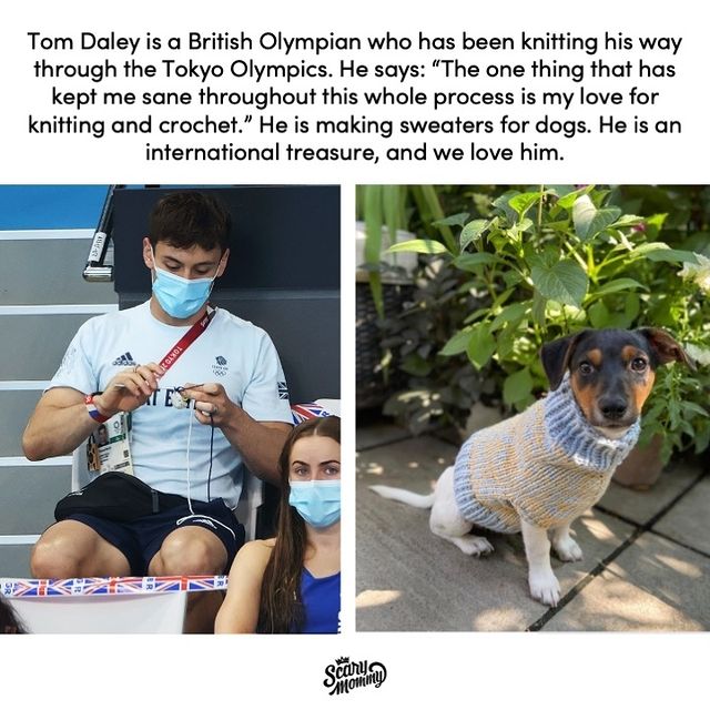 We love him indeed 🙌❤️   
Via: 📷 scarymommy
#tomdaley #tokyo2020 #ninjajournalist