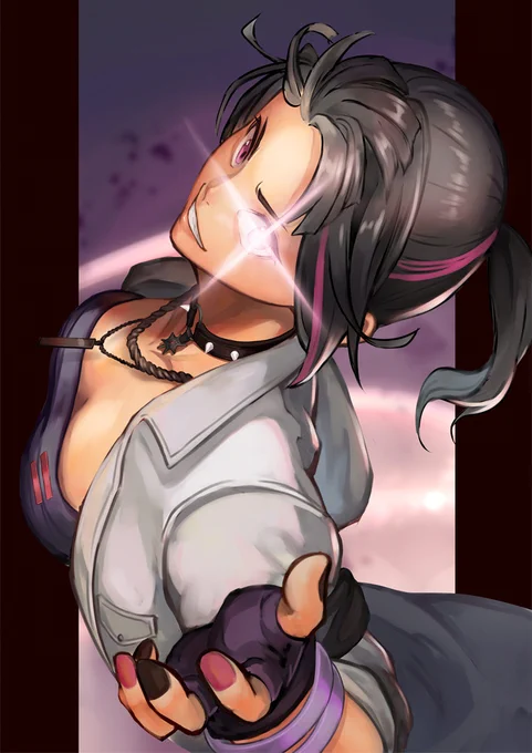 cool juri
#格ゲーキャラ描こうぜ #FAVCUP 