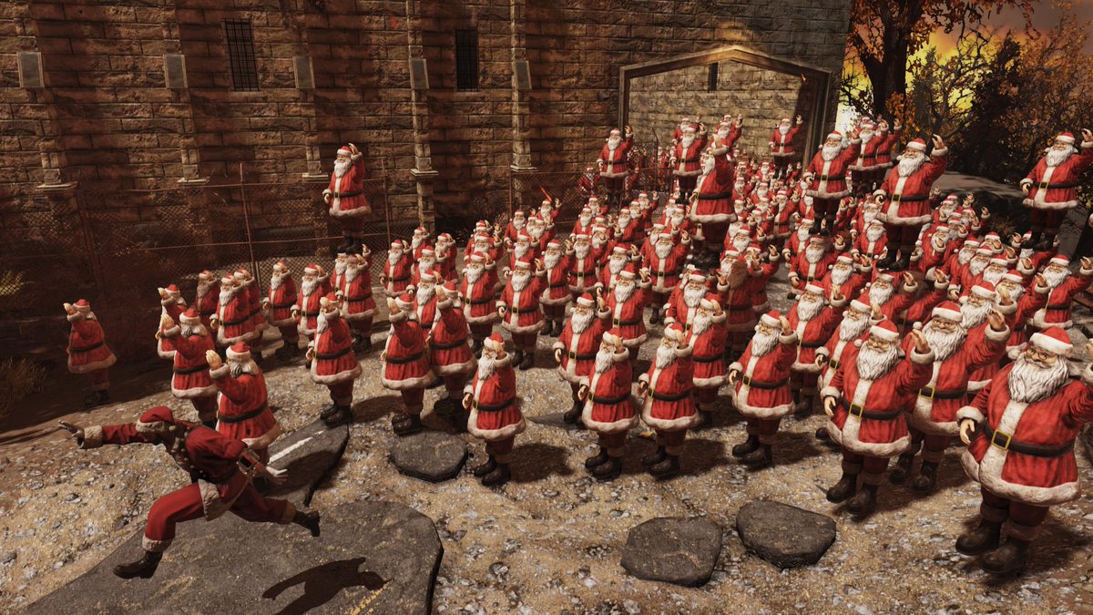 misakiyorozuya's tweet photo. #TeamFallout
#Fallout76
#Fallout76NW
世界をサンタクロースで埋めつくそう! https://t.co/g0rT3ki5LG