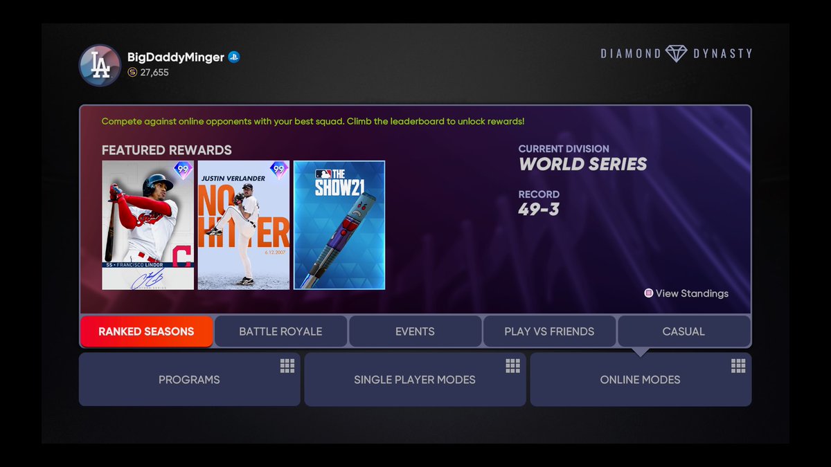 BigDaddyMing's tweet photo. Messed around and won 8 straight on stream to make WS. Good to be back! https://t.co/adUikZ97dY