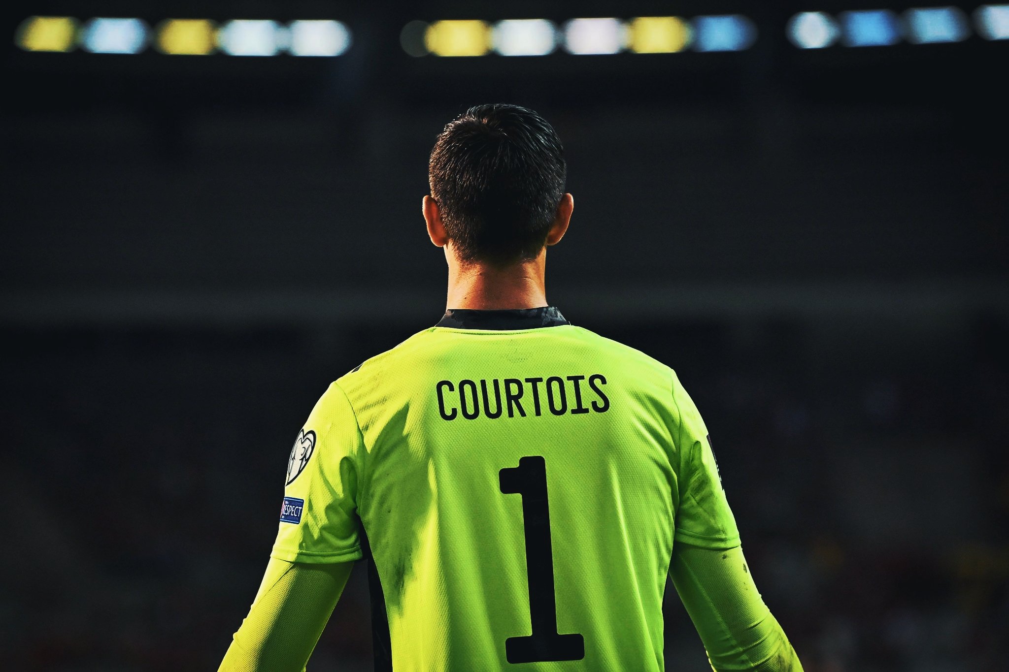 courtois camisa real madrid verde